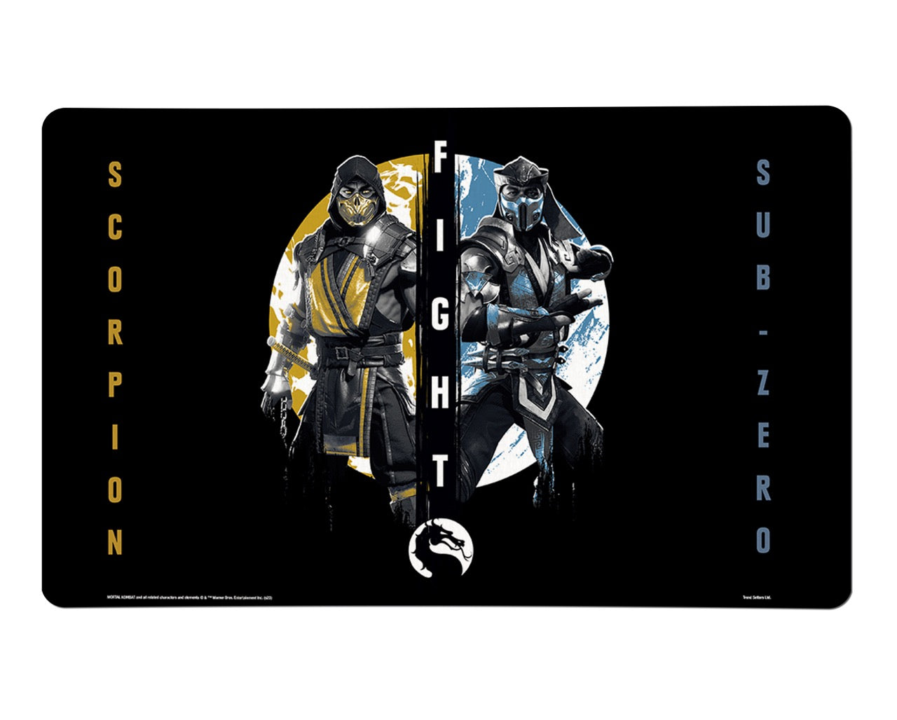 Mortal Kombat (Scorpion V. Sub Zero) 18" x 12" Desk Mat PLM1610020
