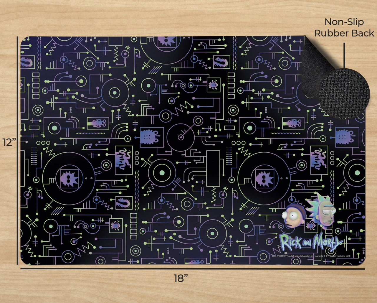 Rick and Morty (Circuit) Desk Mat PLM1610021