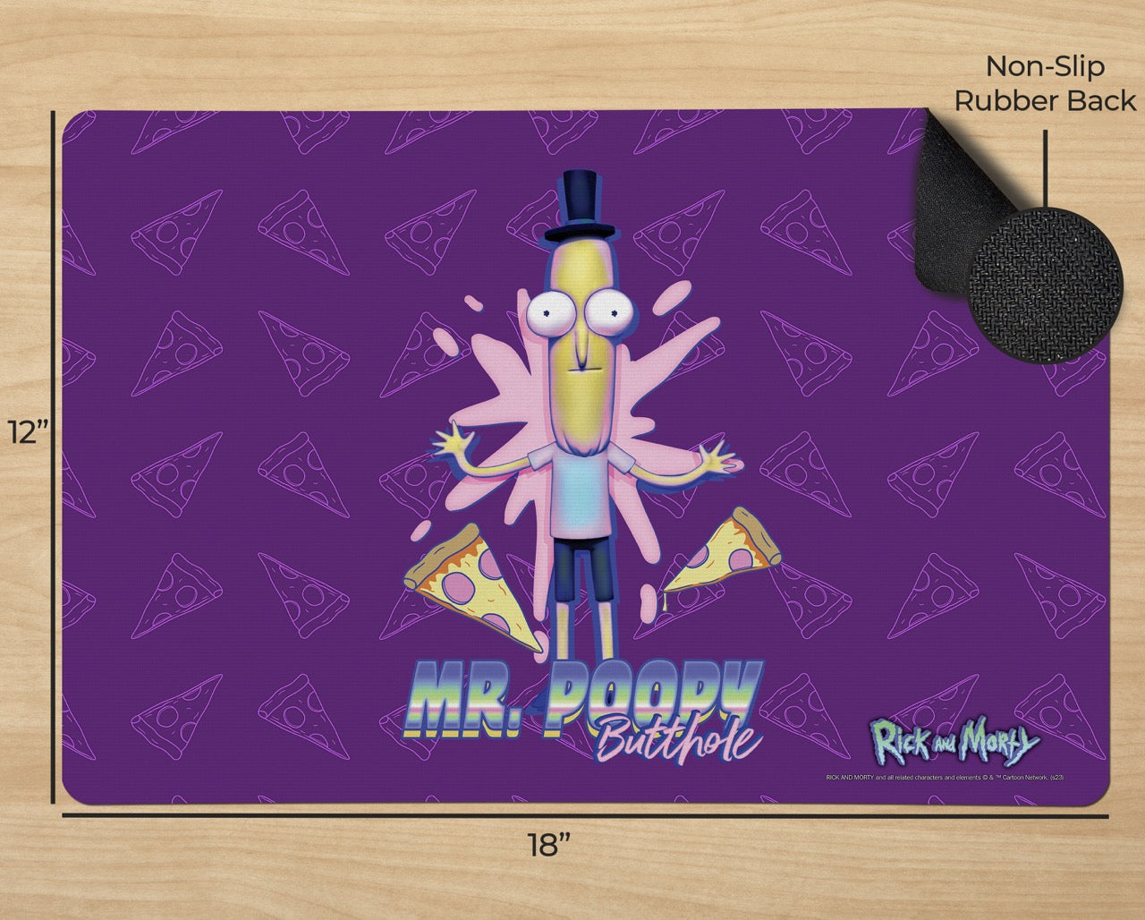 Rick and Morty (Mr. Poopy Butthole) Desk Mat PLM1610022