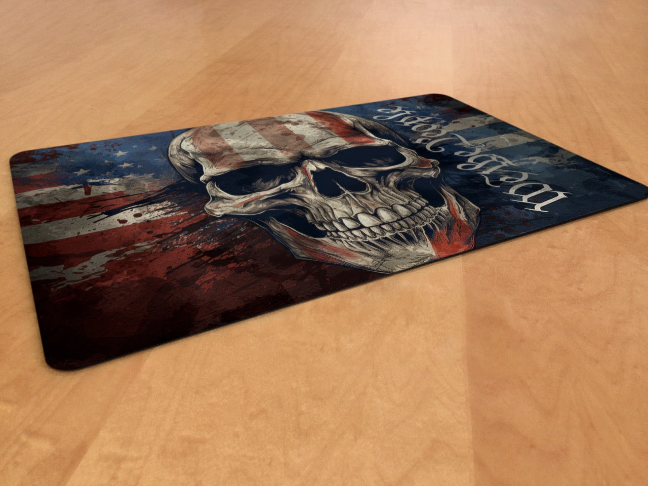 Patriotic Collection (American Skull) Cleaning Mat PLM1610033