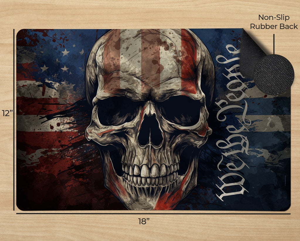 Patriotic Collection (American Skull) Cleaning Mat PLM1610033