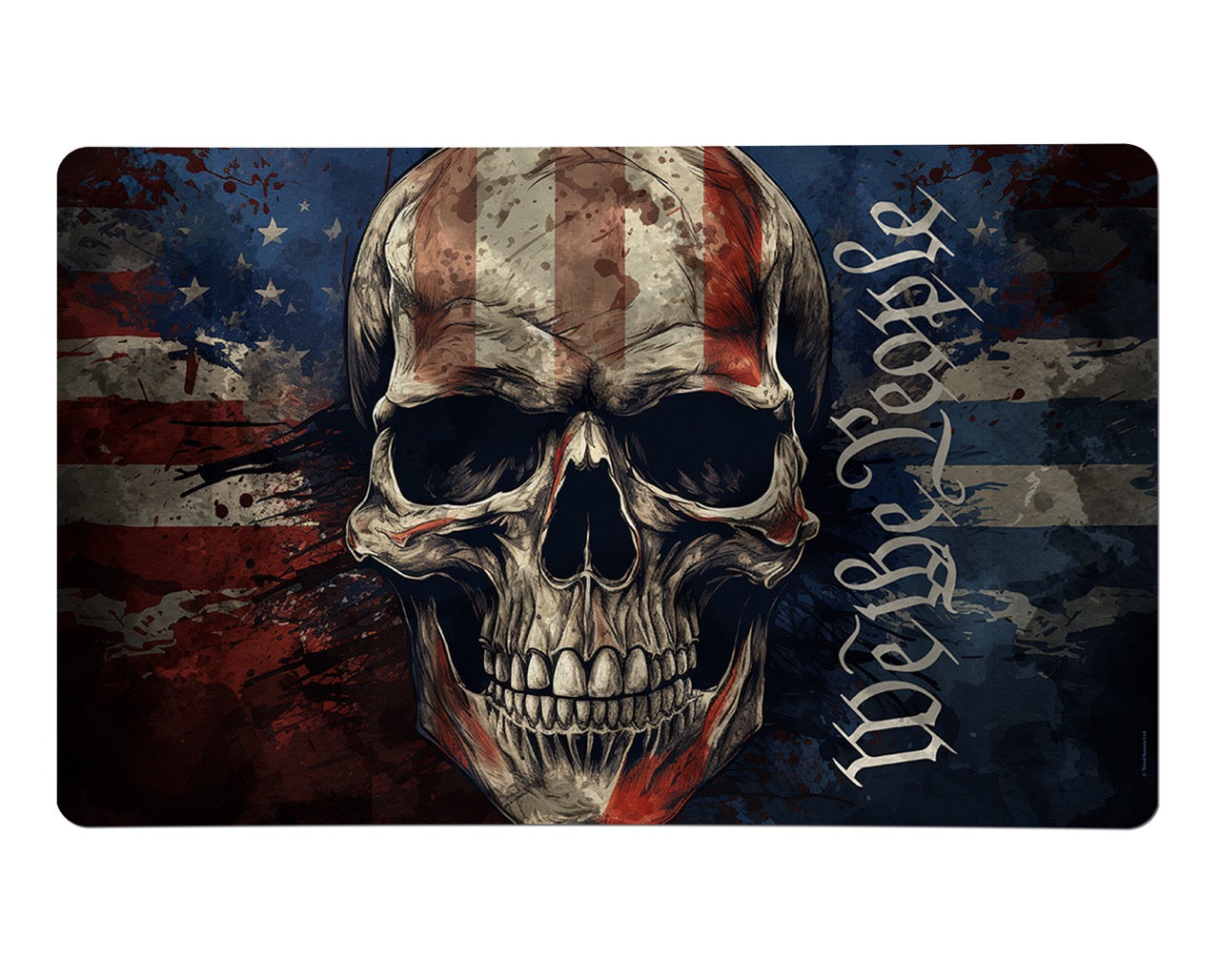Patriotic Collection (American Skull) Cleaning Mat PLM1610033