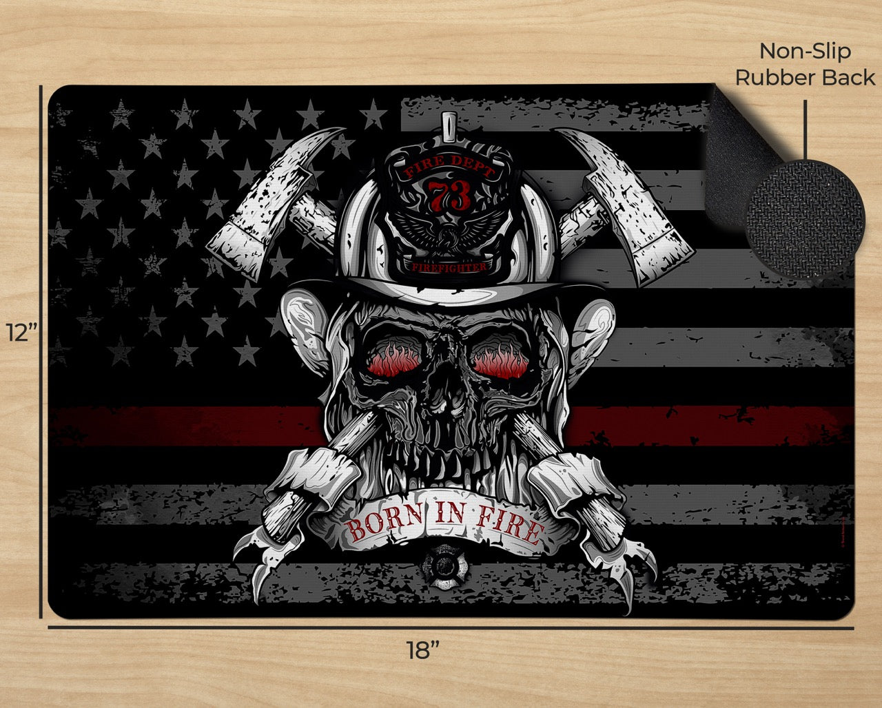 Career Collection (Firefighter) Cleaning Mat PLM1610034