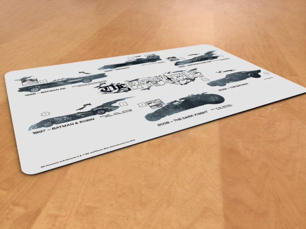 Batman 85th (Batmobile Through the Years) Non-Slip Desk Mat PLM1610042
