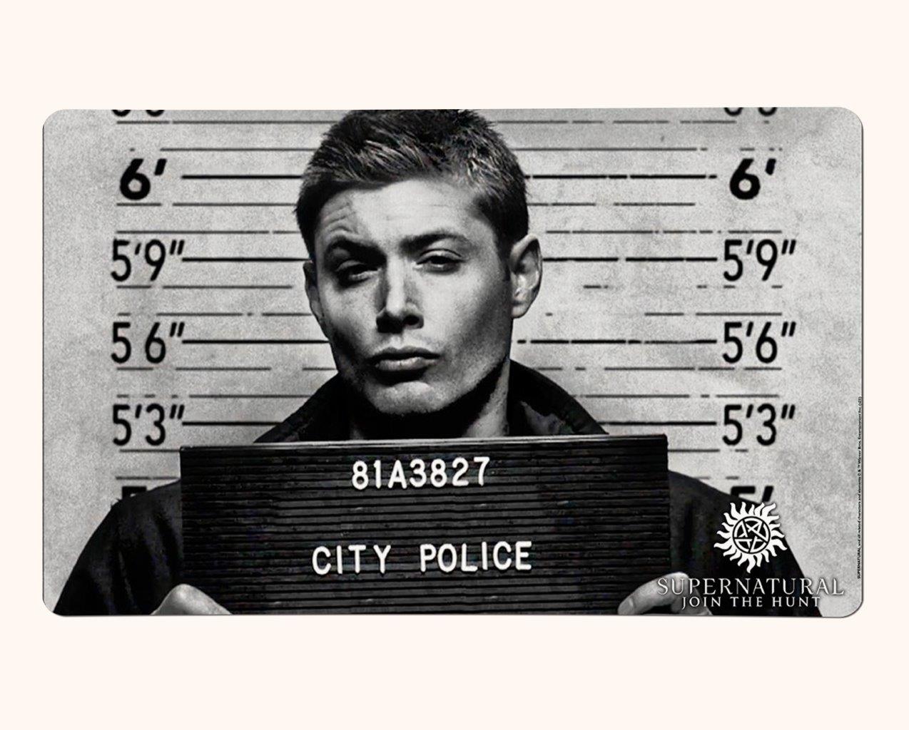 Supernatural (Dean’s Mugshot) 18” x 12” Desk Mat PLM1610052