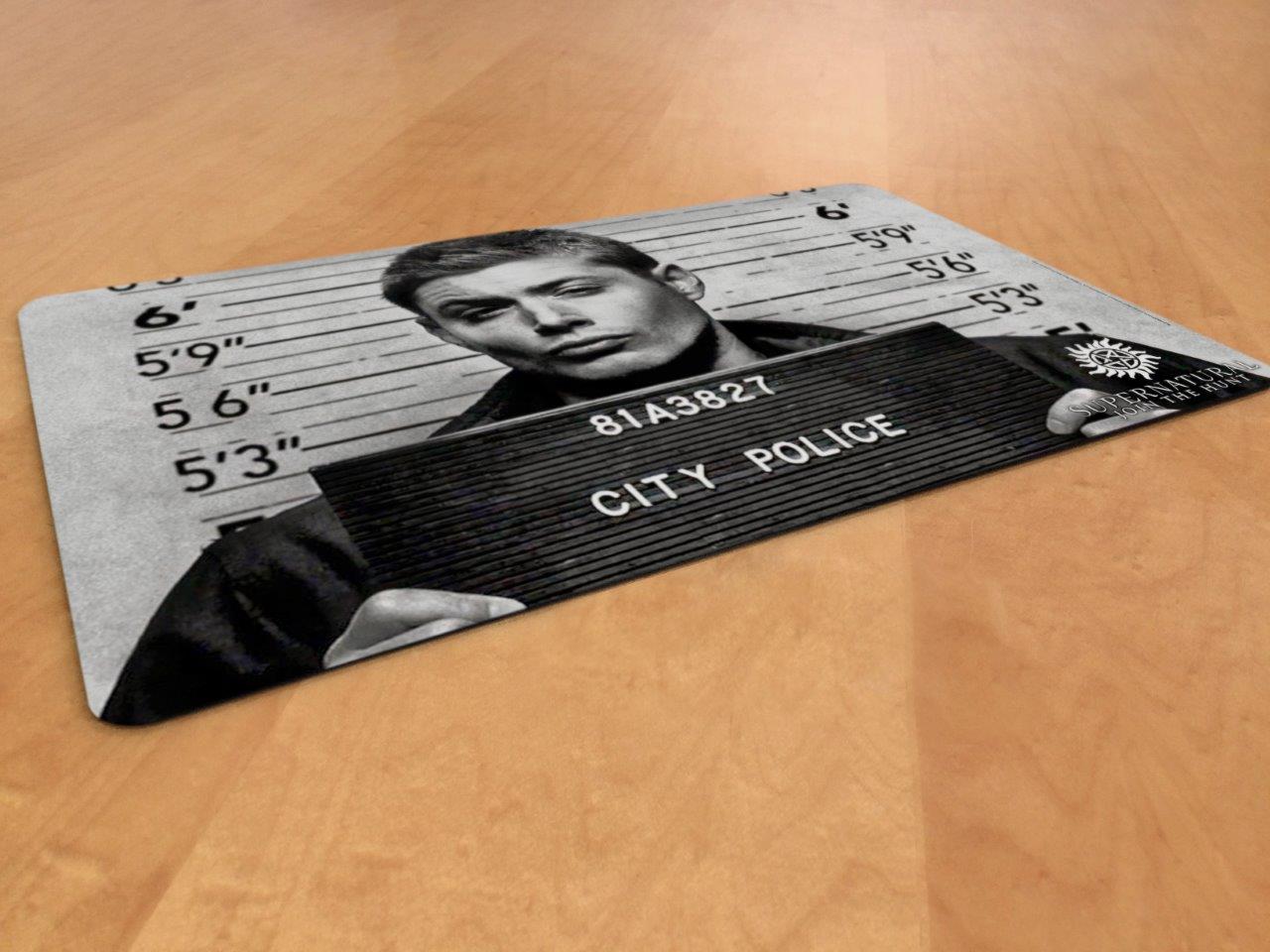 Supernatural (Dean’s Mugshot) 18” x 12” Desk Mat PLM1610052