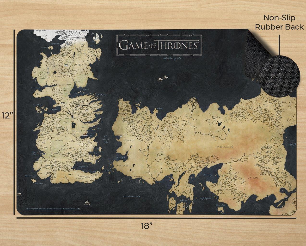 Game of Thrones (Westeros Map) 18” x 12” Desk Mat PLM1610055