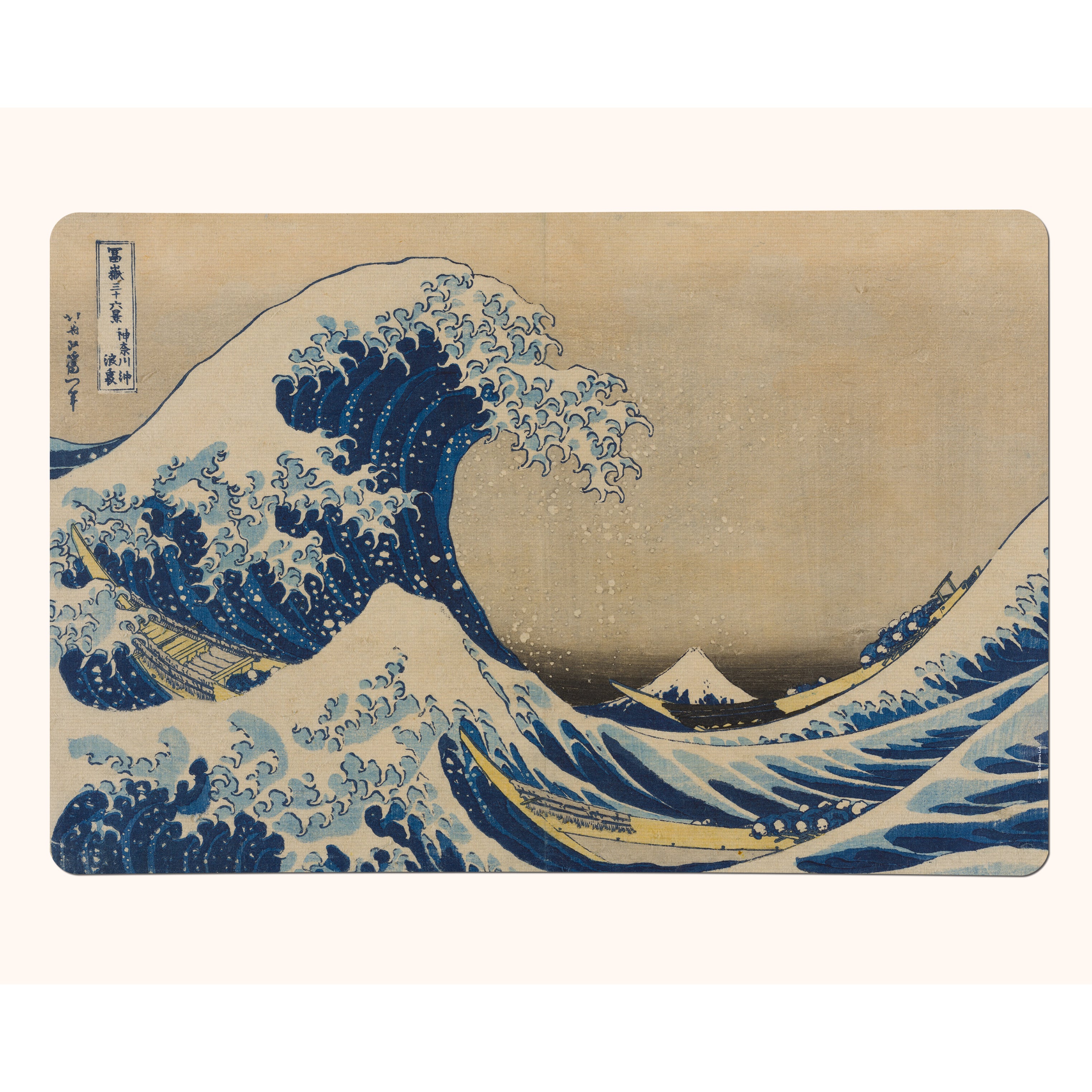 Trend Setters Original (Under the Wave off Kanagawa – Hokusai) 18” x 12” Desk Mat PLM1610056