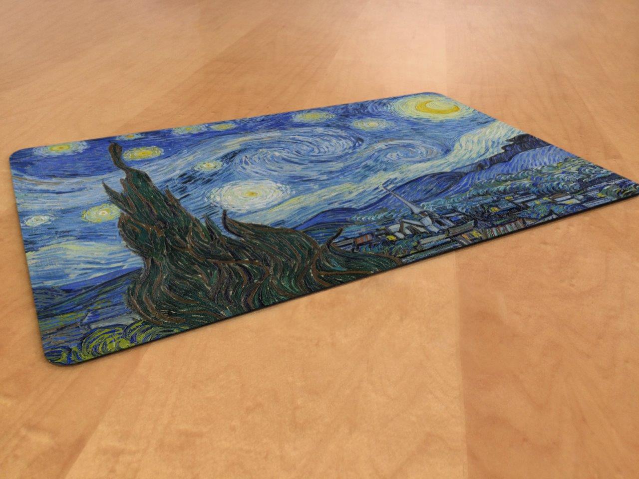 Trend Setters Original (Starry Night – Van Gogh) 18” x 12” Desk Mat PLM1610057