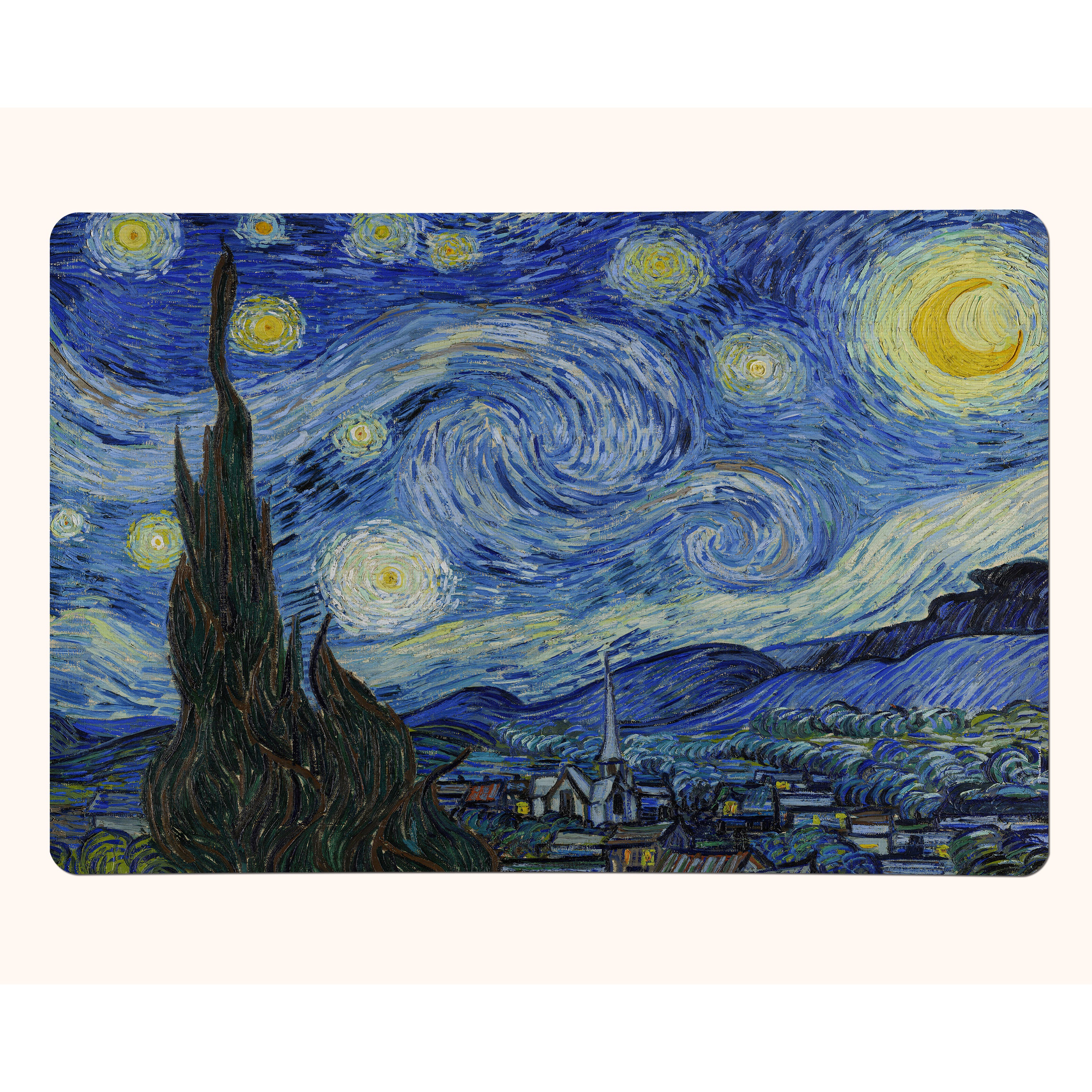 Trend Setters Original (Starry Night – Van Gogh) 18” x 12” Desk Mat PLM1610057