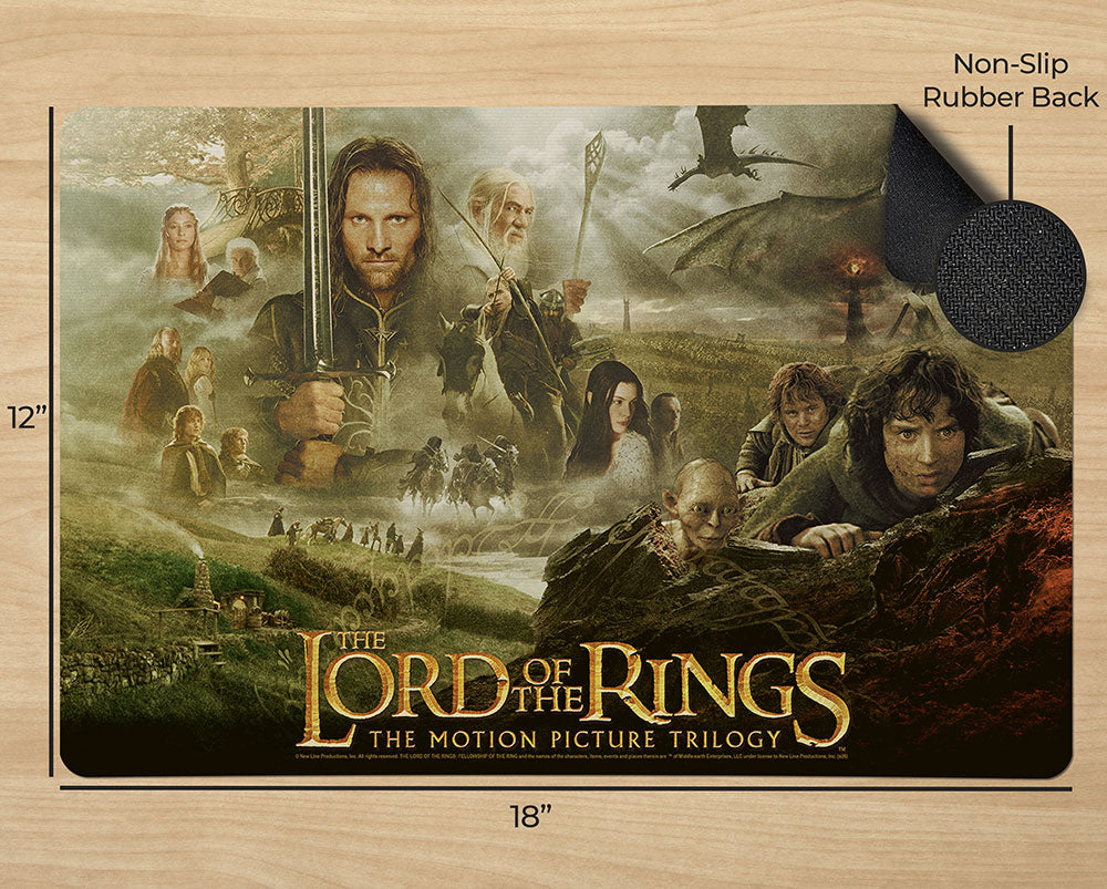 The Lord of the Rings (Trilogy) 18” x 12” Desk Mat PLM1610058