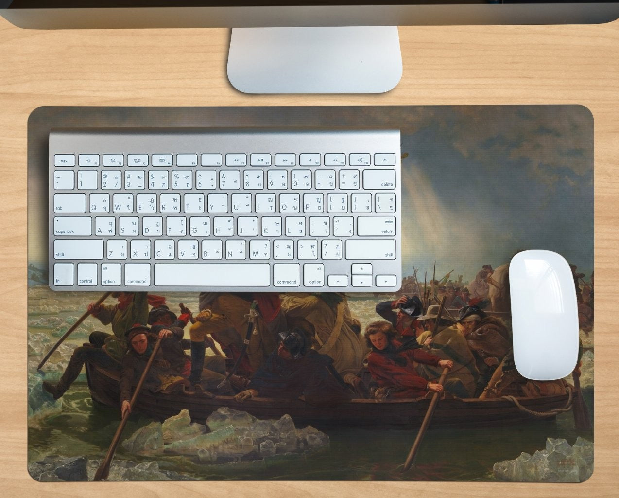 Trend Setters Original (Washington Crossing the Delaware) 18” x 12” Desk Mat PLM1610062