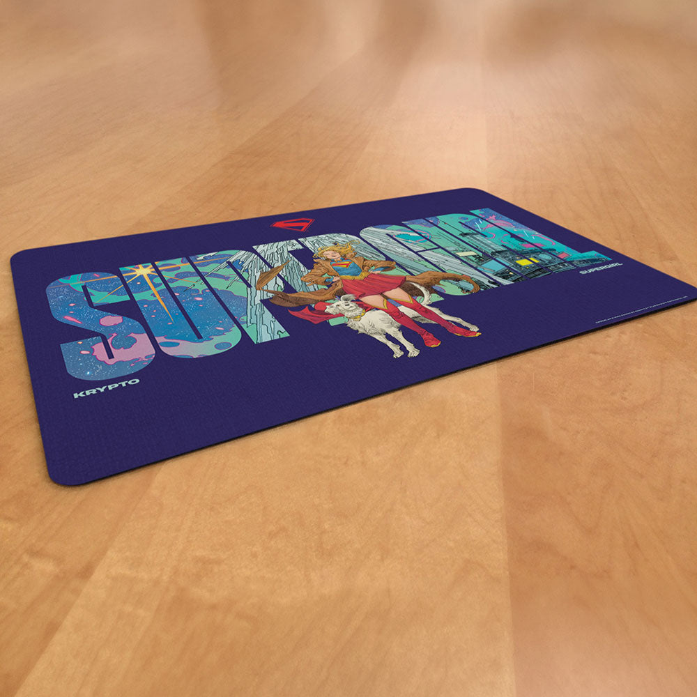 Supergirl (Supergirl and Krypto) 18” x 12” Desk Mat PLM1610063