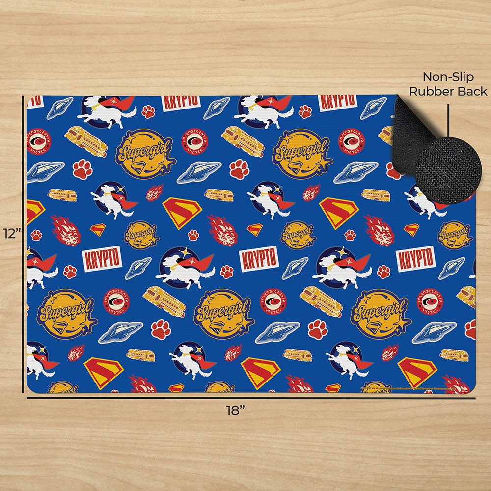 Supergirl (Supergirl & Krypto Icons) 18” x 12” Desk Mat PLM1610064