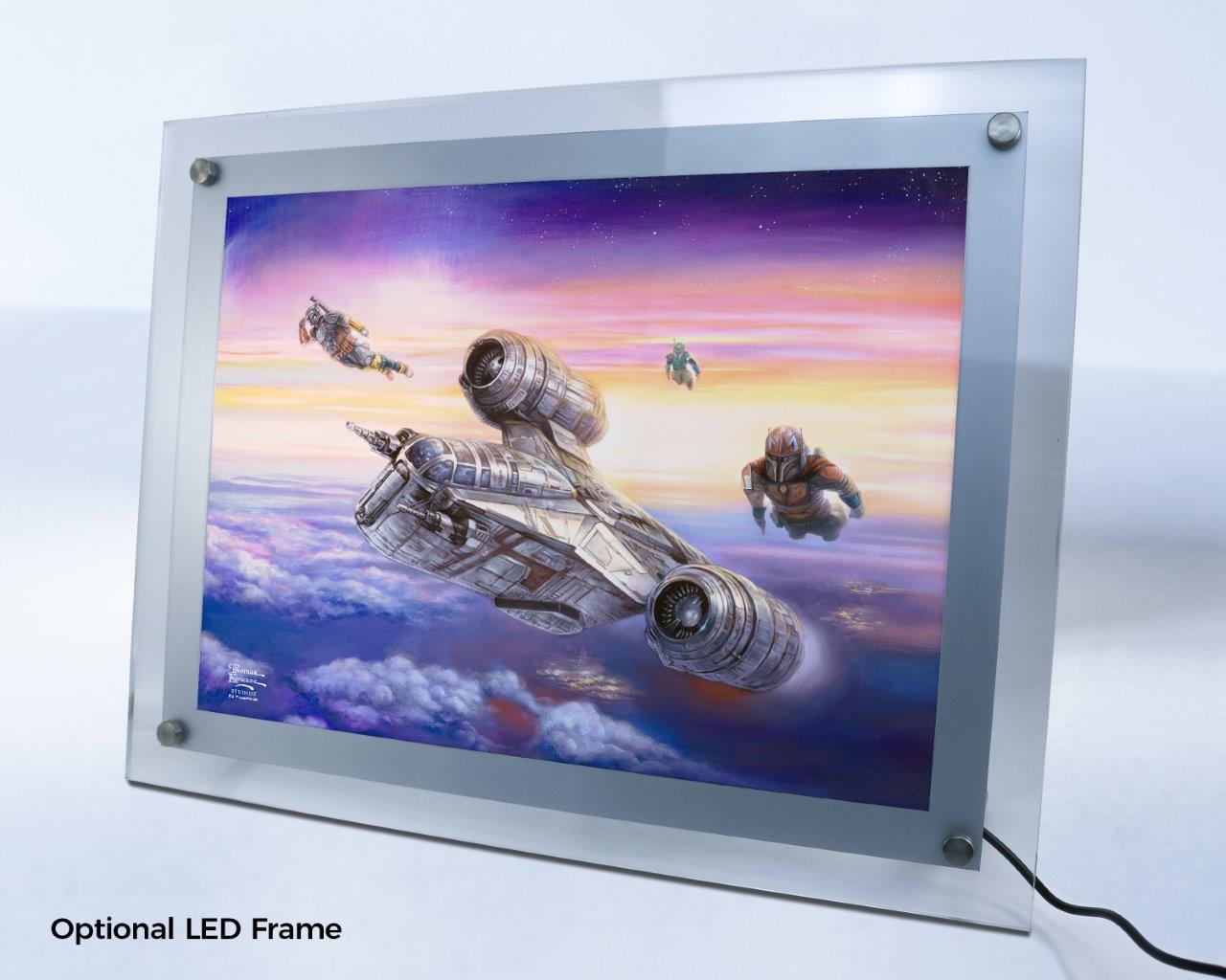 Star Wars (The Mandalorian  The Escort) Lightpix™ Everlasting Photo Print P1410H019