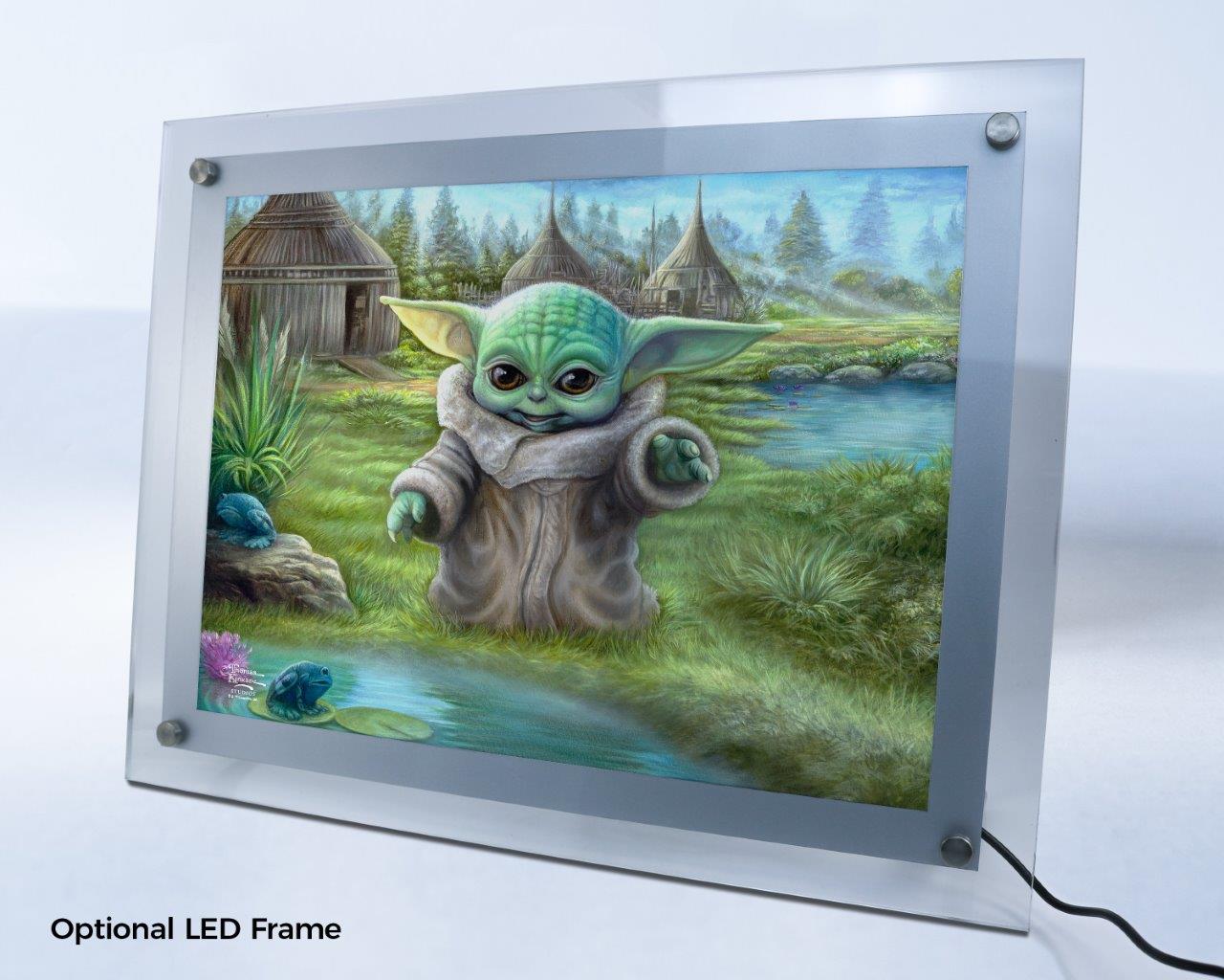 Star Wars (The Mandalorian  Childs Play) Lightpix™ Everlasting Photo Print P1410H021