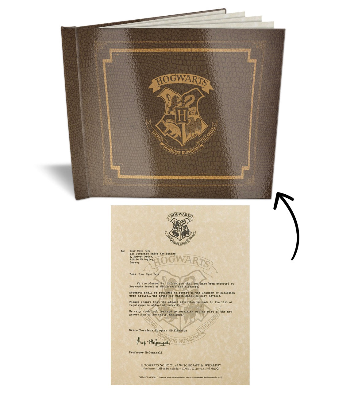 Harry Potter (Hogwarts House - Acceptance Personalized) Sketchbook SKETBOOK0096ACC