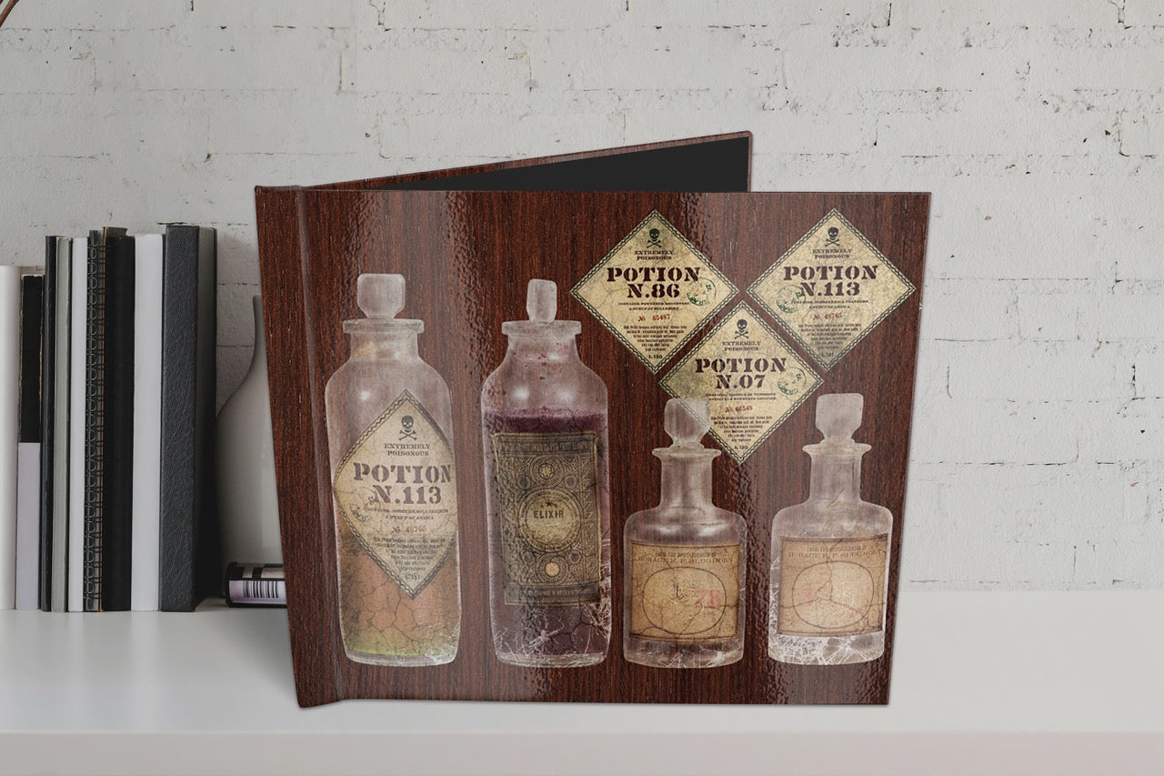 Harry Potter (Potions Box - Gryffindor) Sketchbook with a Personalized Certificate and Parchment Paper SKETBOOK0139PRC