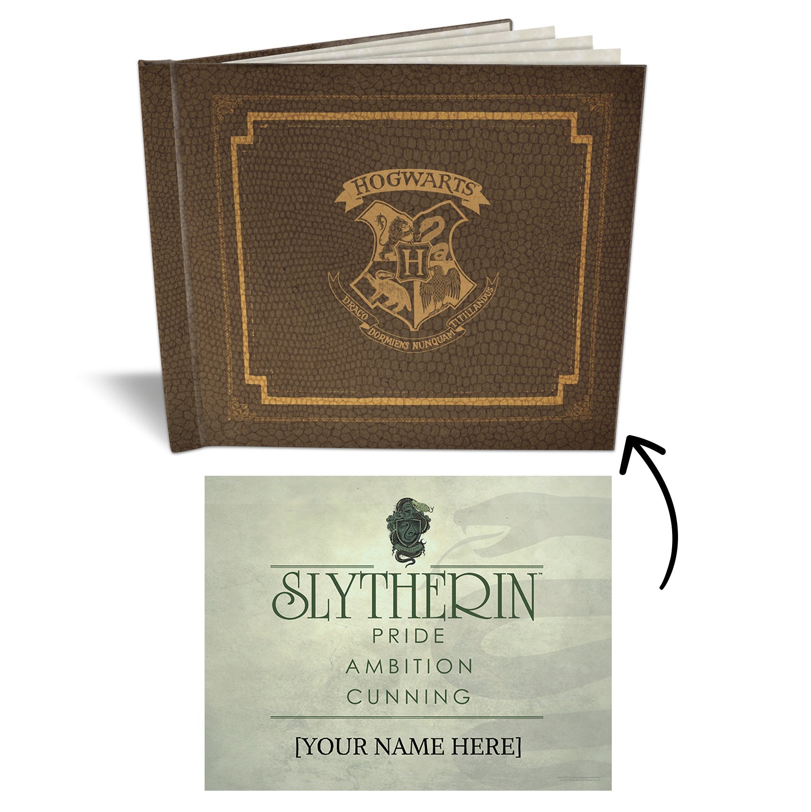 Harry Potter (Hogwarts House - Slytherin Personalized) Sketchbook SKETBOOK0276PRC