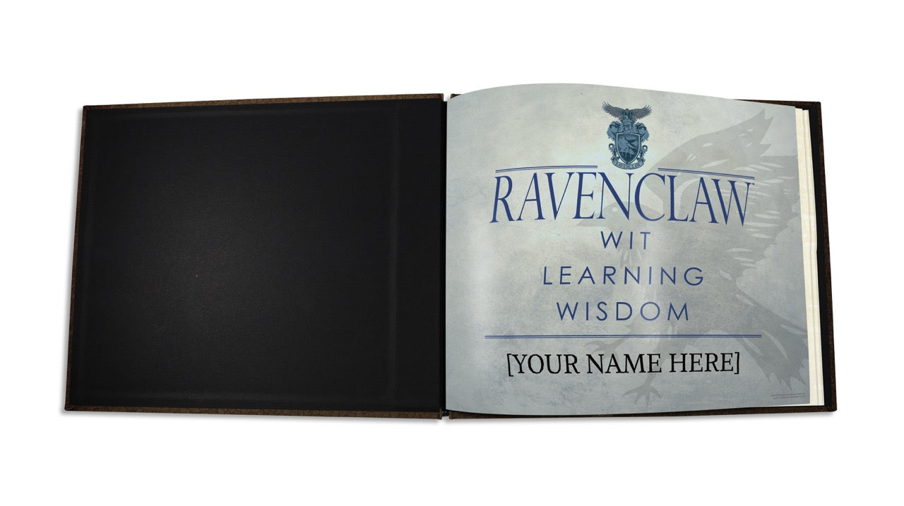 Harry Potter (Marauder's Map - Ravenclaw) Sketchbook with a Personalized Certificate and Parchment Paper SKETBOOK0326PRC