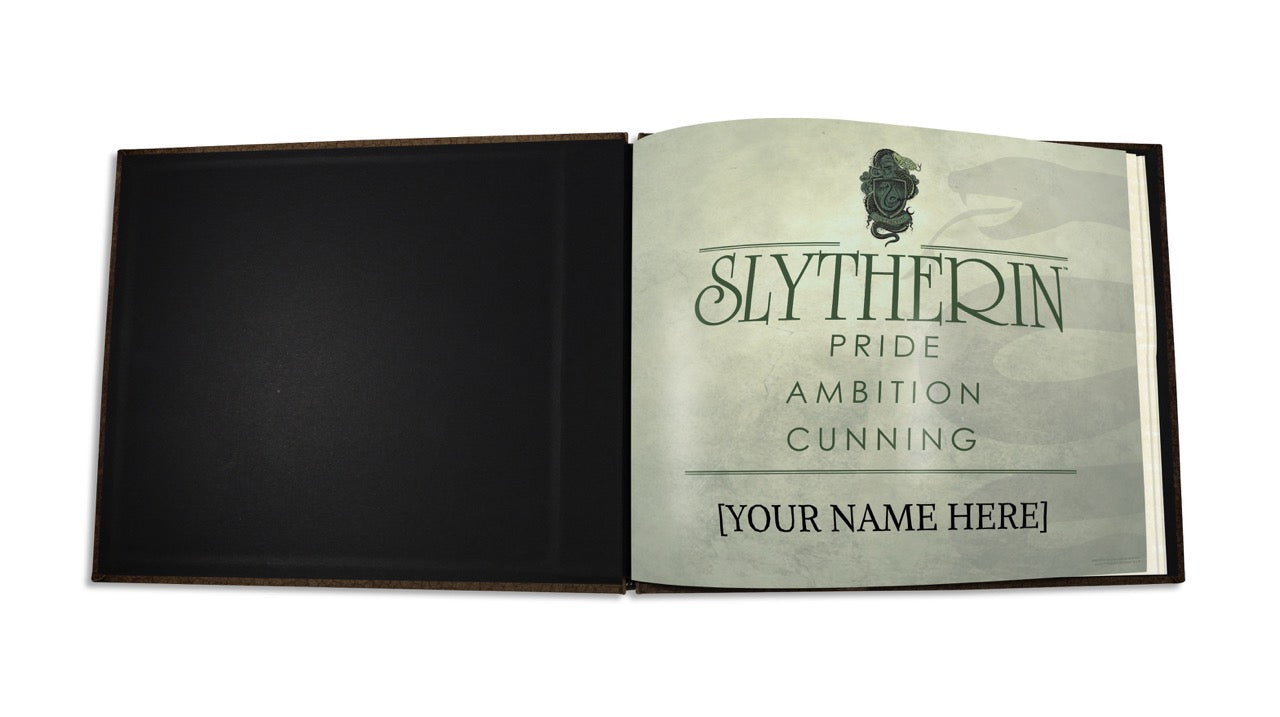 Harry Potter (Marauder's Map - Slytherin) Sketchbook with a Personalized Certificate and Parchment Paper SKETBOOK0377PRC