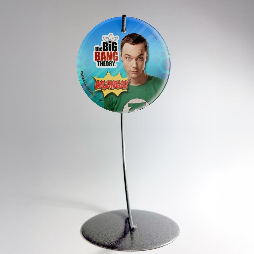 The Big Bang Theory (Bazinga) StarFire Prints™ Glass Art SPCIR460