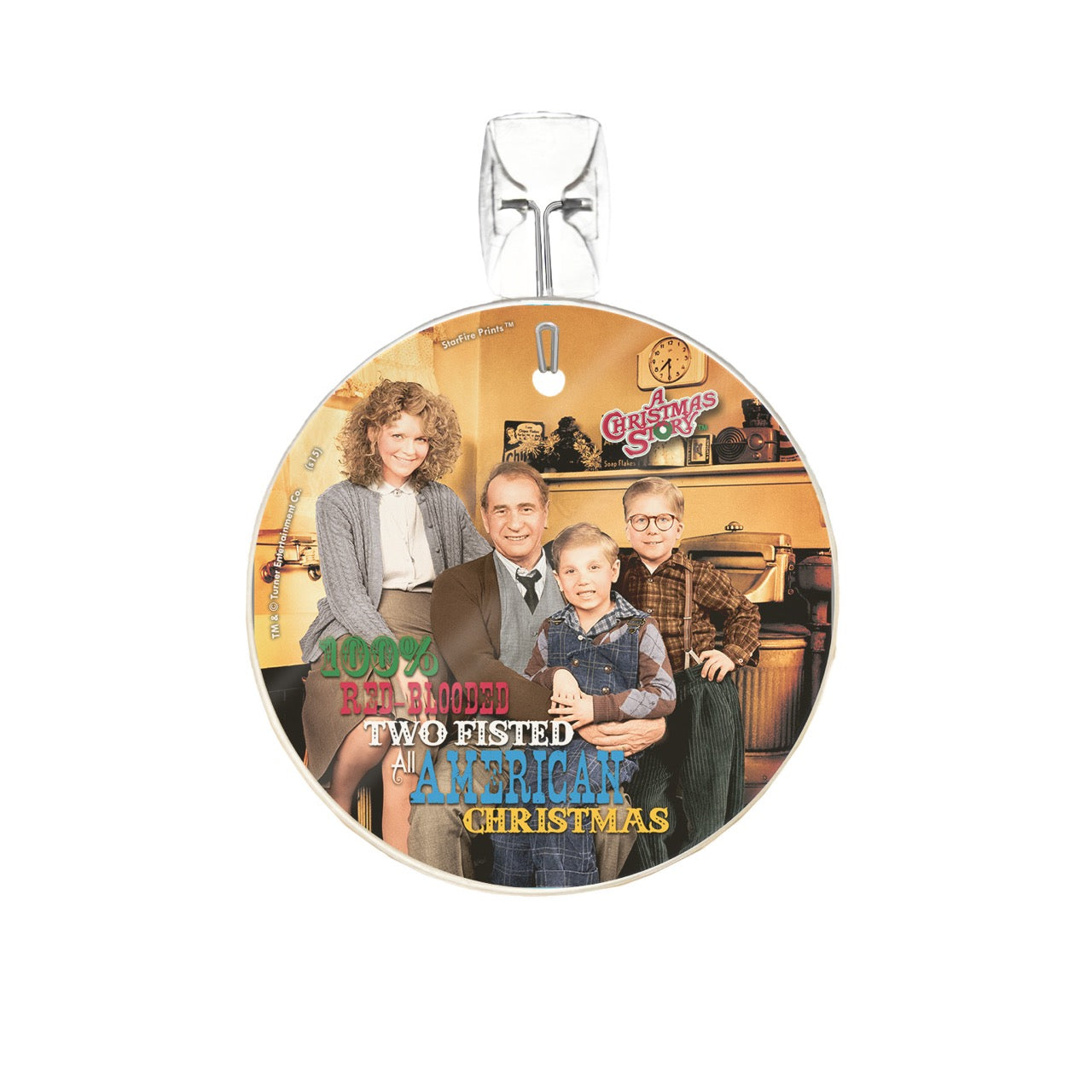 A Christmas Story (American Christmas) StarFire Prints™ Glass Art SPCIR510