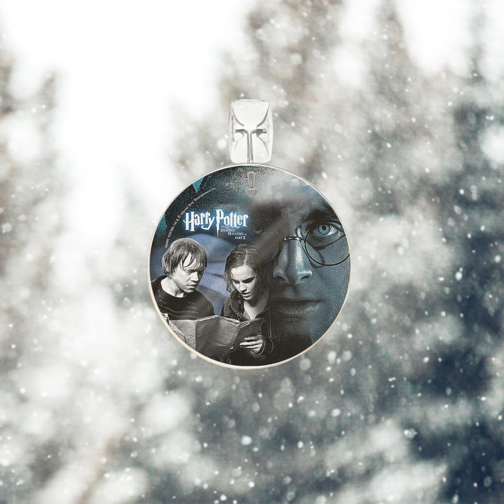 Harry Potter and the Deathly Hallows Part 2 (Ron, Hermione, Harry and a Map) StarFire Prints™ Glass Art SPCIR076