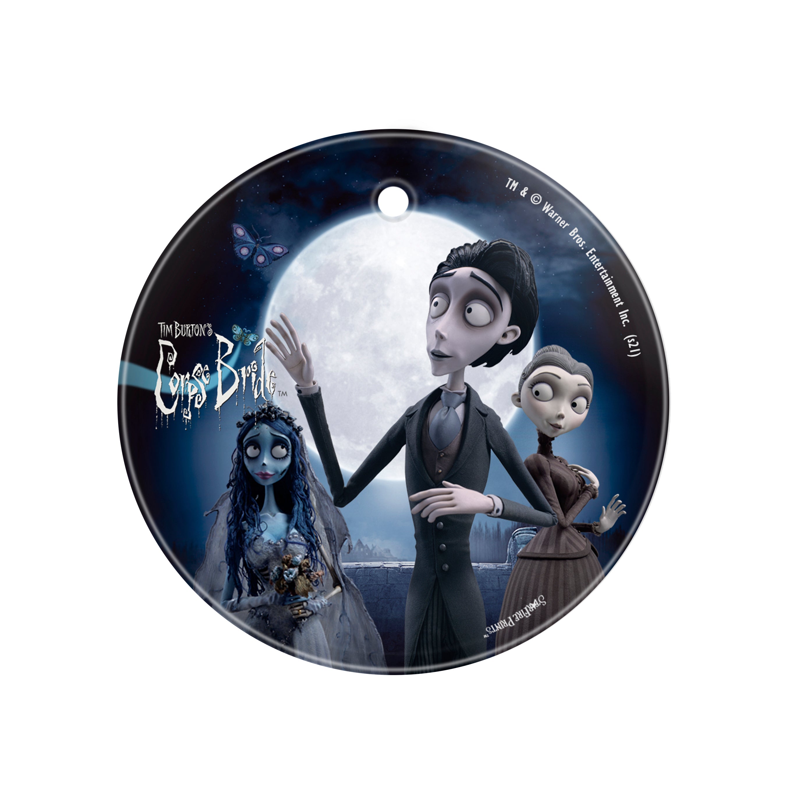 Corpse Bride (Love Triangle) StarFire™ Prints Glass Art SPCIR088