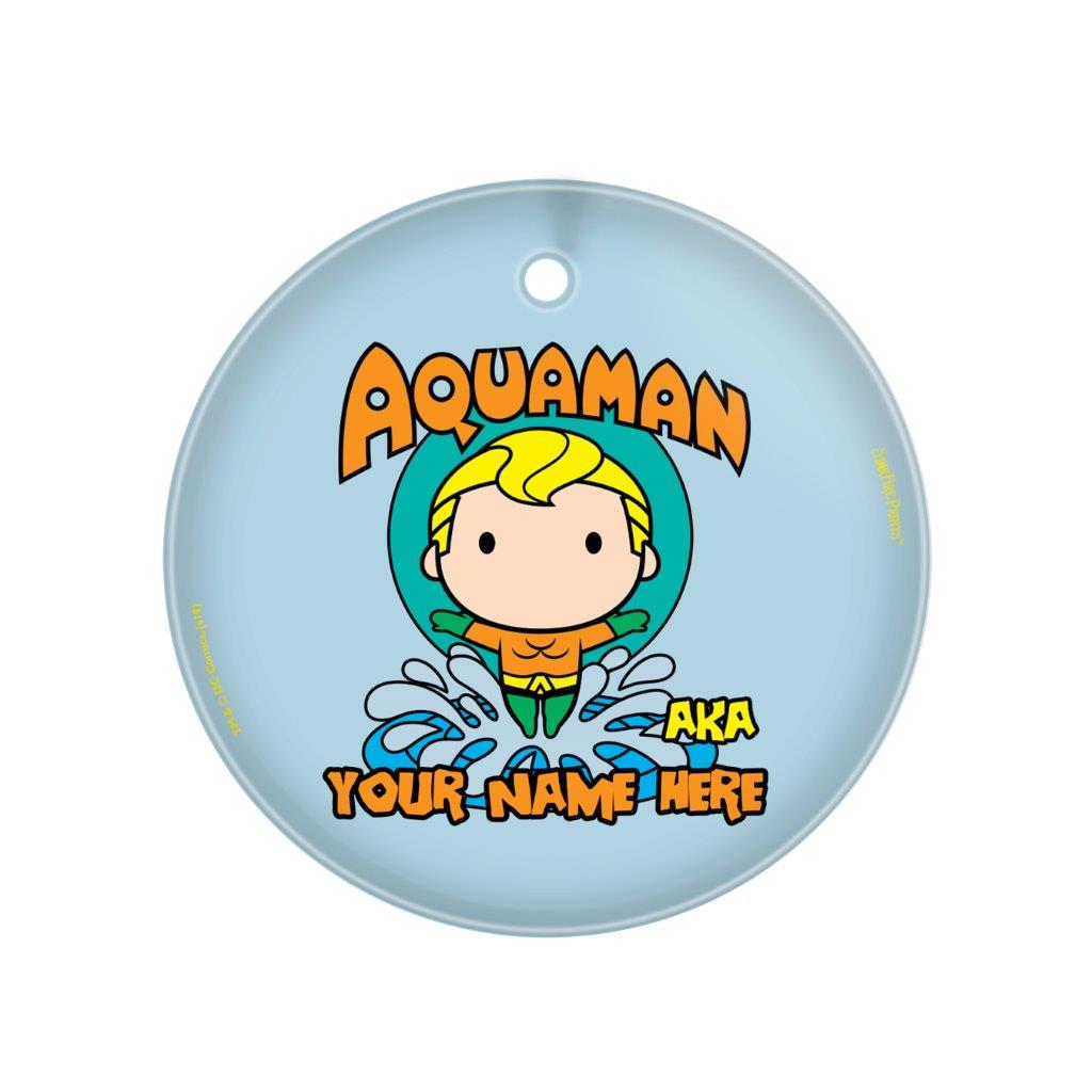 Justice League (Also Known As Aquaman - Personalized) StarFire Prints Glass Art