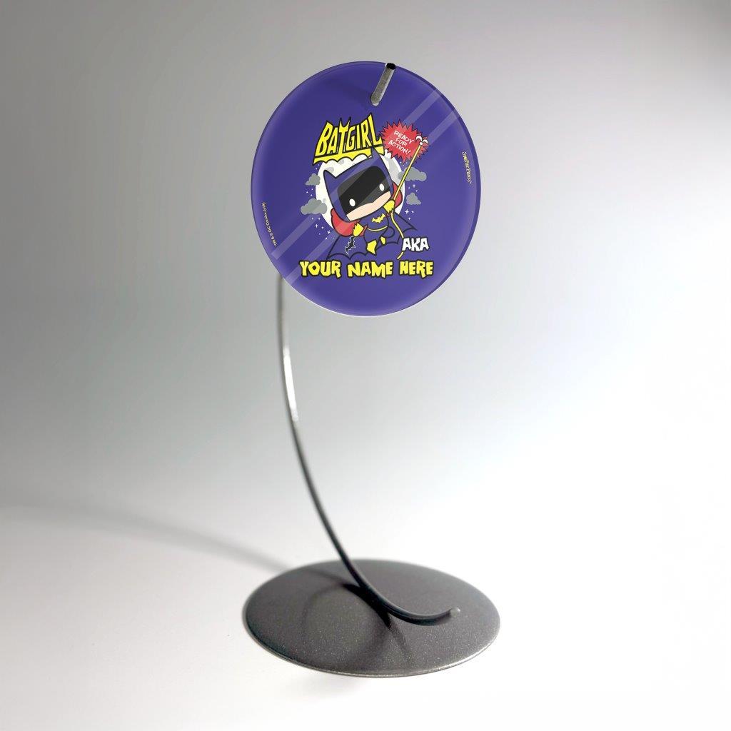 Justice League (Also Known As Batgirl - Personalized) StarFire Prints Glass Art