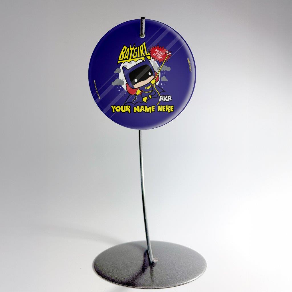 Justice League (Also Known As Batgirl - Personalized) StarFire Prints Glass Art