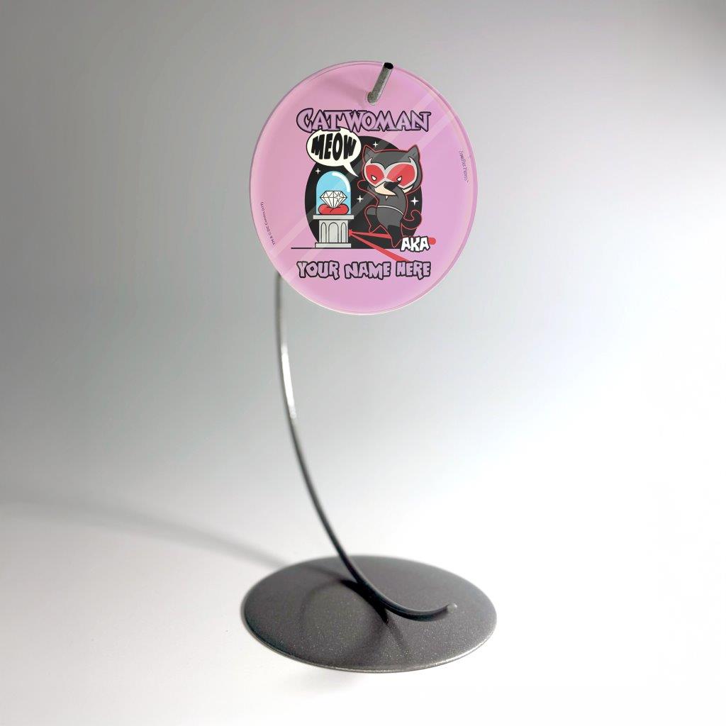 Justice League (Also Known As Catwoman - Personalized) StarFire Prints Glass Art