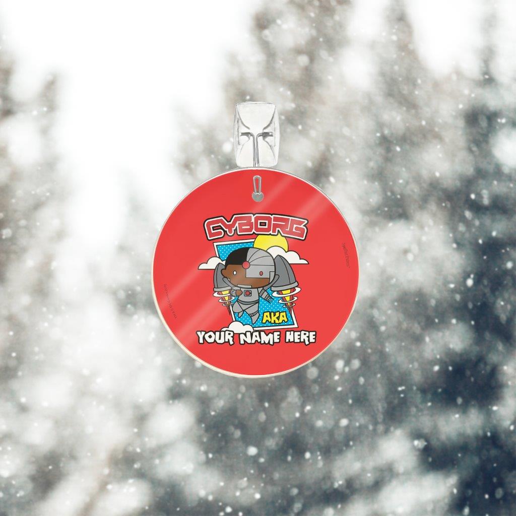 Justice League (Also Known As Cyborg - Personalized) StarFire Prints Glass Art