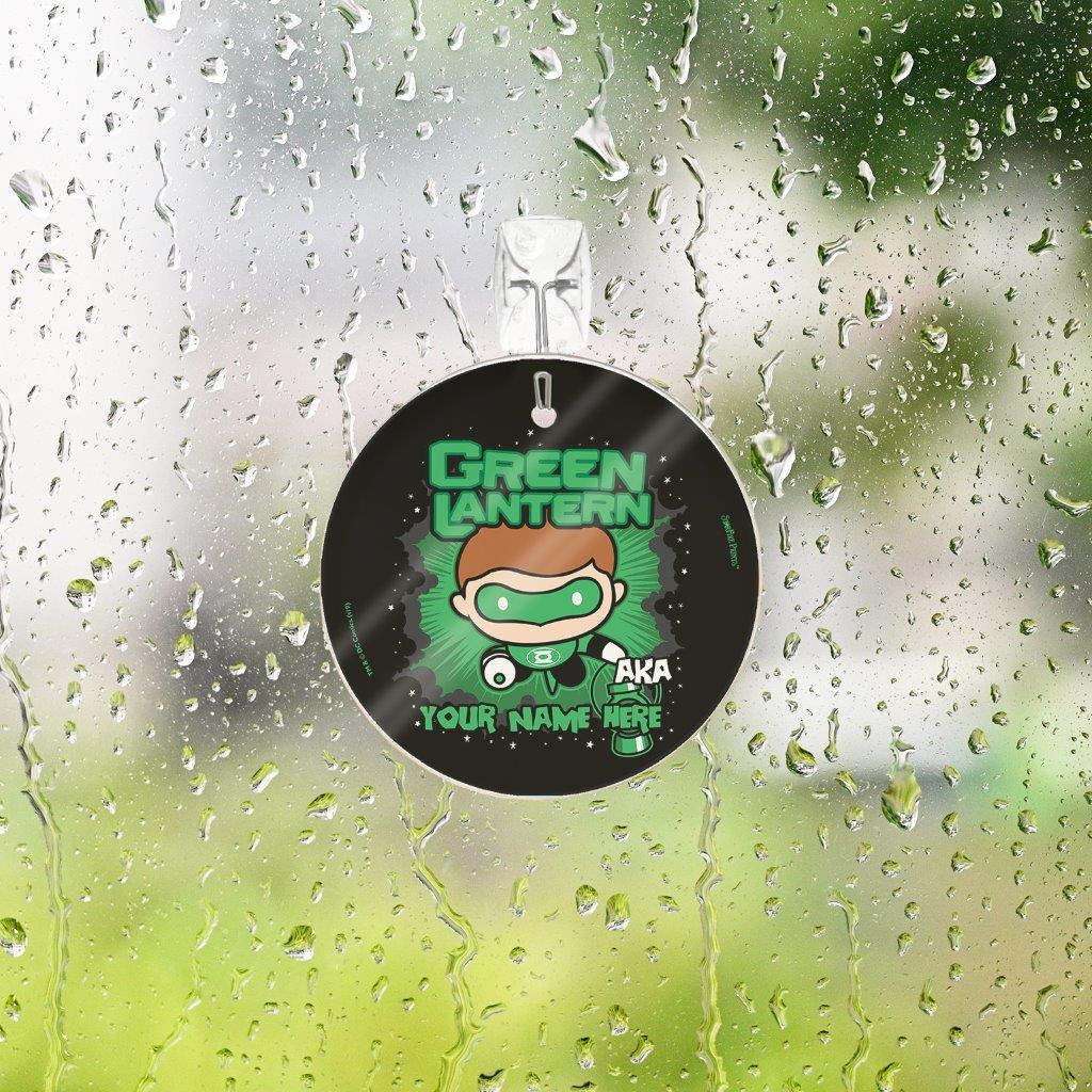 Justice League (Also Known As Green Lantern - Personalized) StarFire Prints Glass Art
