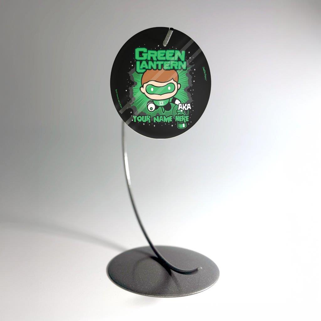 Justice League (Also Known As Green Lantern - Personalized) StarFire Prints Glass Art