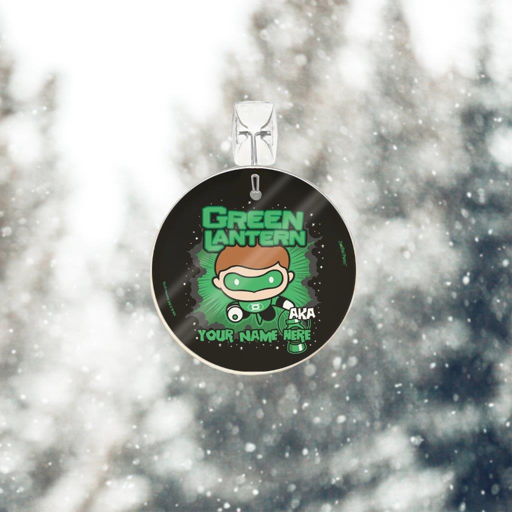 Justice League (Also Known As Green Lantern - Personalized) StarFire Prints Glass Art