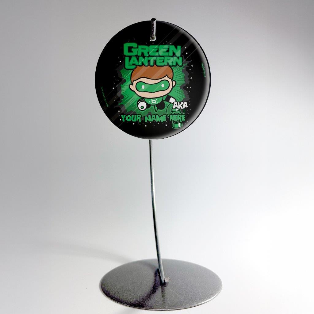 Justice League (Also Known As Green Lantern - Personalized) StarFire Prints Glass Art