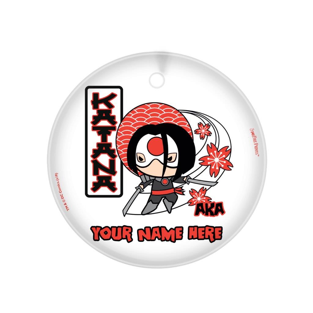 Justice League (Also Known As Katana - Personalized) StarFire Prints Glass Art