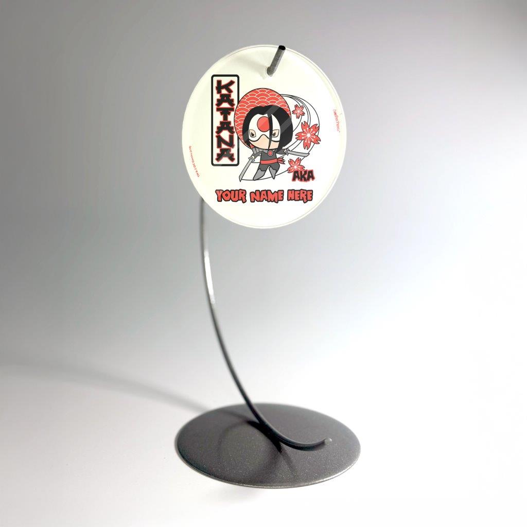 Justice League (Also Known As Katana - Personalized) StarFire Prints Glass Art