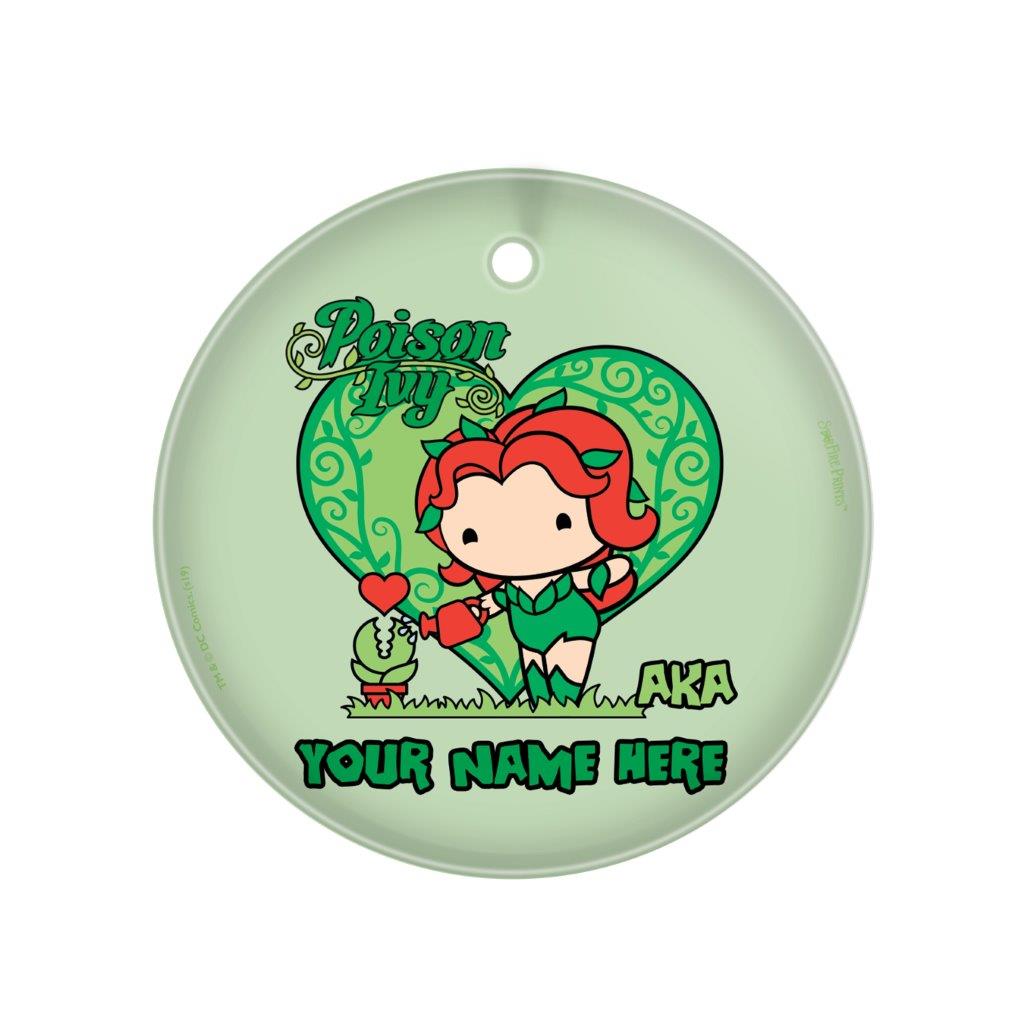 Justice League (Also Known As Poison Ivy - Personalized) StarFire Prints Glass Art