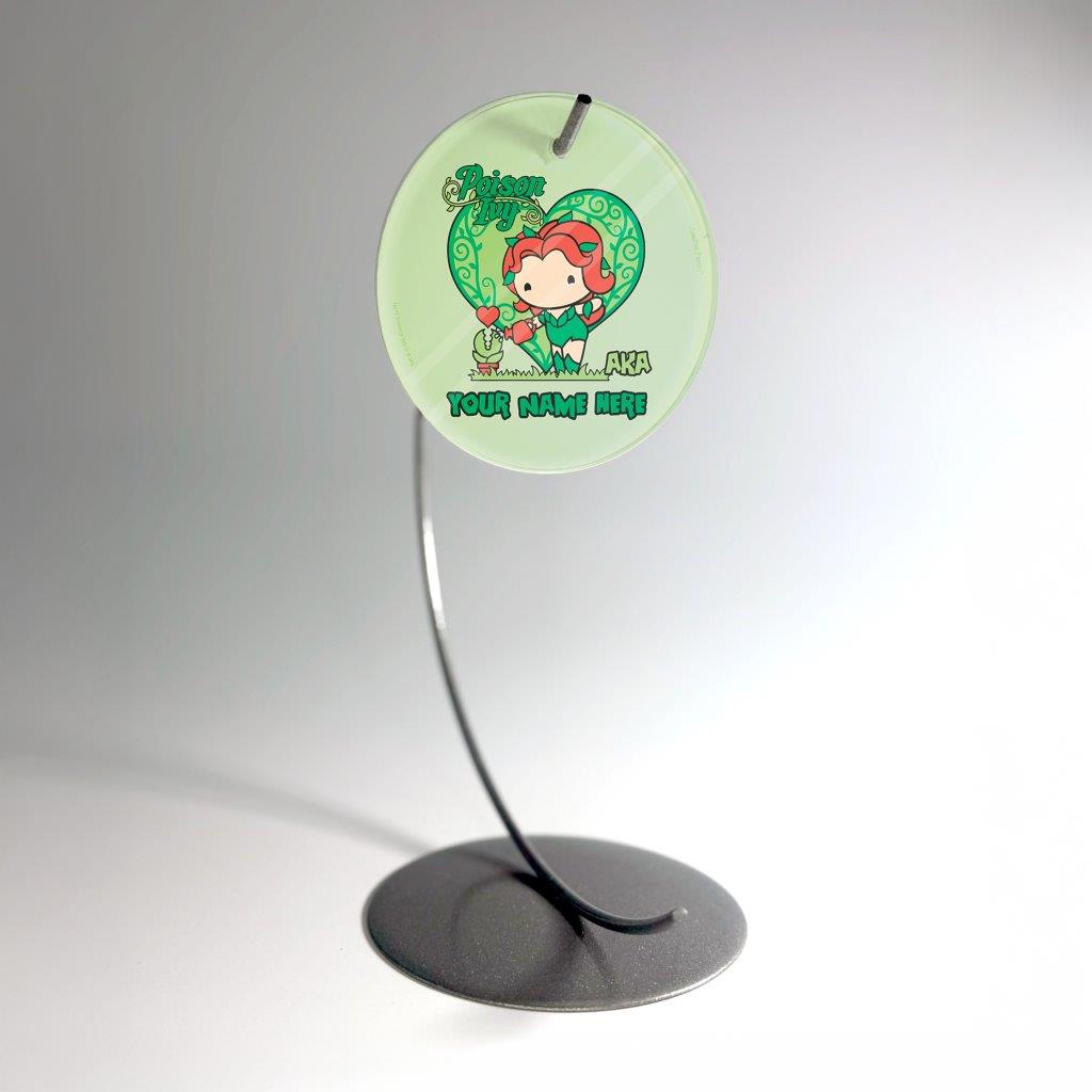Justice League (Also Known As Poison Ivy - Personalized) StarFire Prints Glass Art
