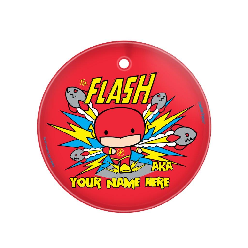 Justice League (Also Known As The Flash - Personalized) StarFire Prints Glass Art