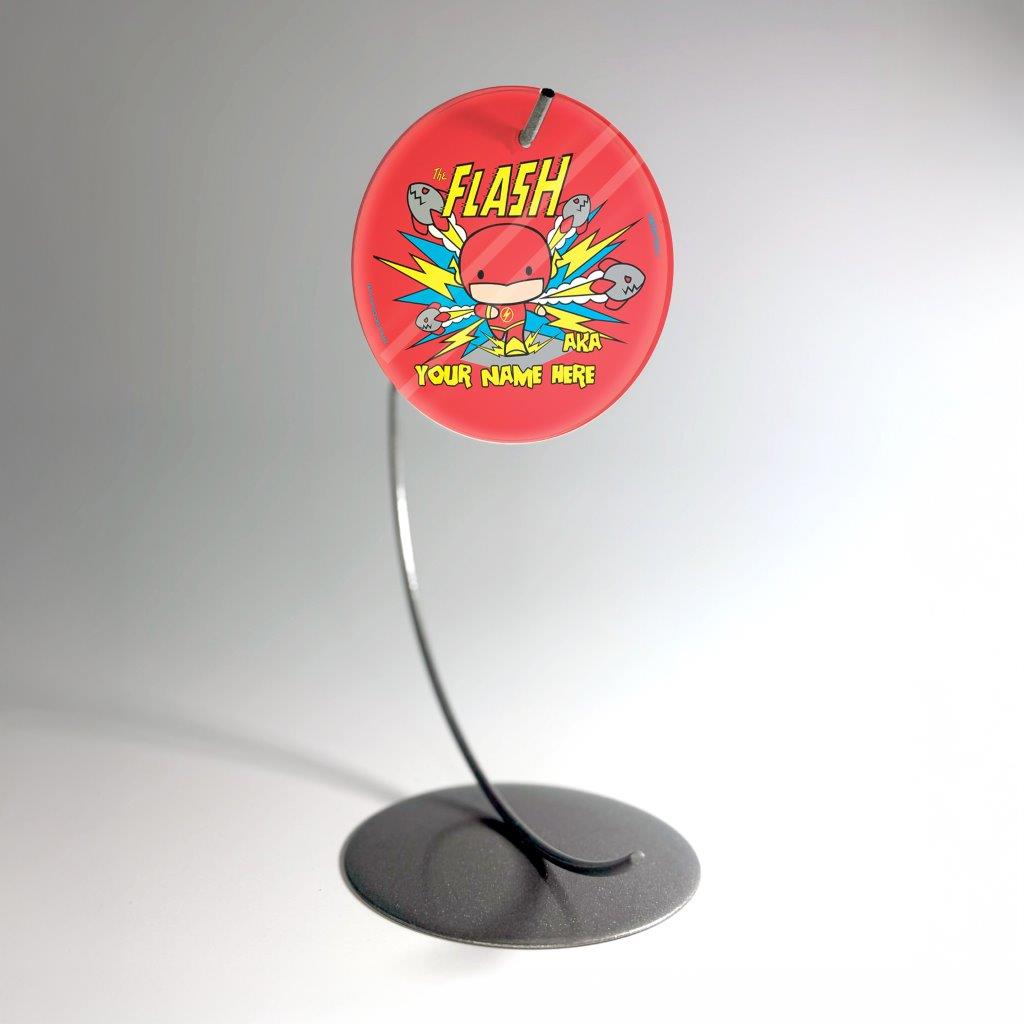 Justice League (Also Known As The Flash - Personalized) StarFire Prints Glass Art