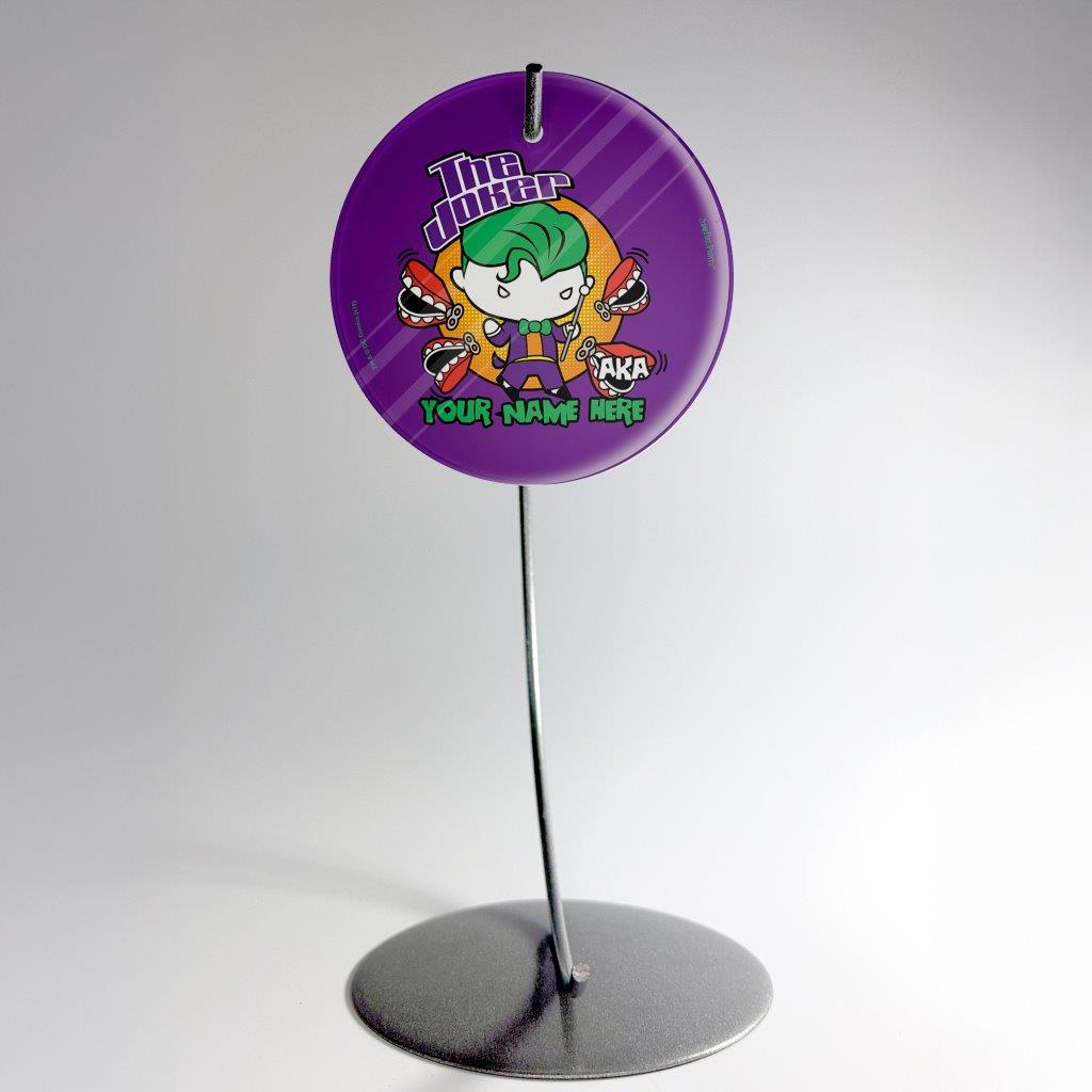 Justice League (Also Known As The Joker - Personalized) StarFire Prints Glass Art