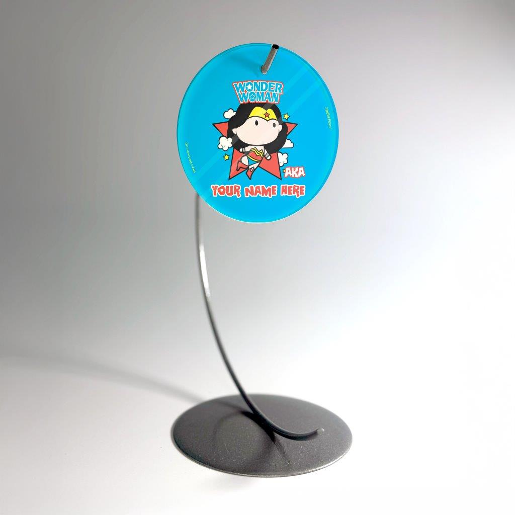 Justice League (Also Known As Wonder Woman - Personalized) StarFire Prints Glass Art