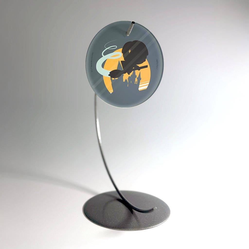 Harry Potter (Silhouette on Broom) StarFire Prints™ Glass Art SPCIR1019