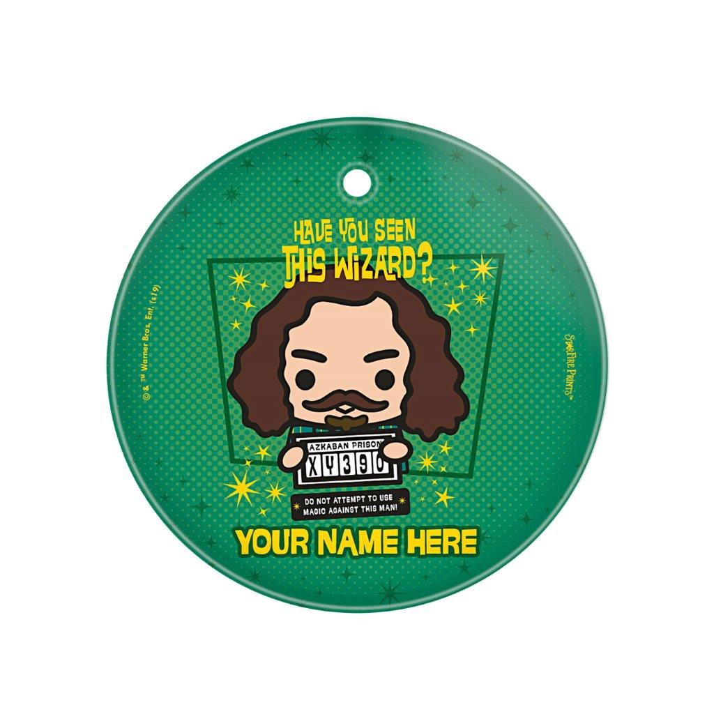 Harry Potter (Wanted Wizard Male - Personalized) StarFire Prints Glass Art