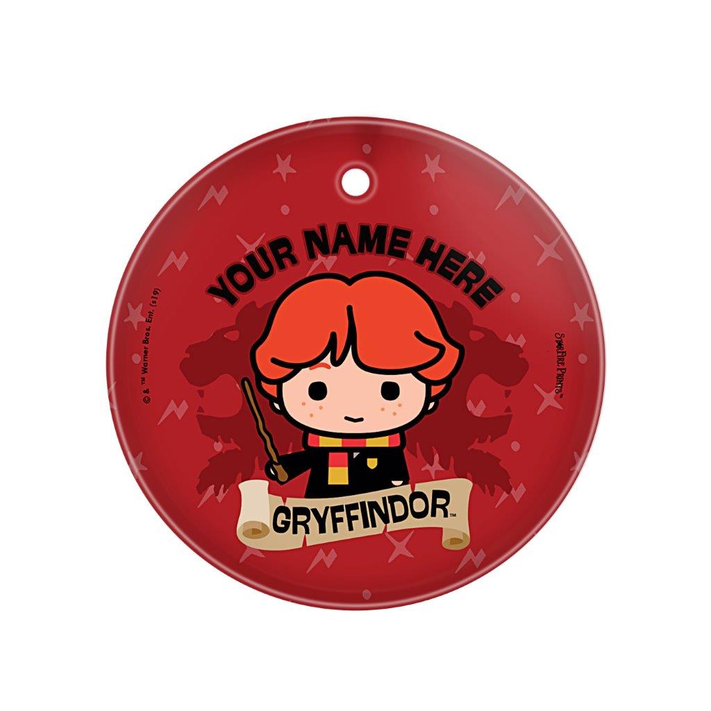 Harry Potter (Gryffindor Ron - Personalized) StarFire Prints Glass Art