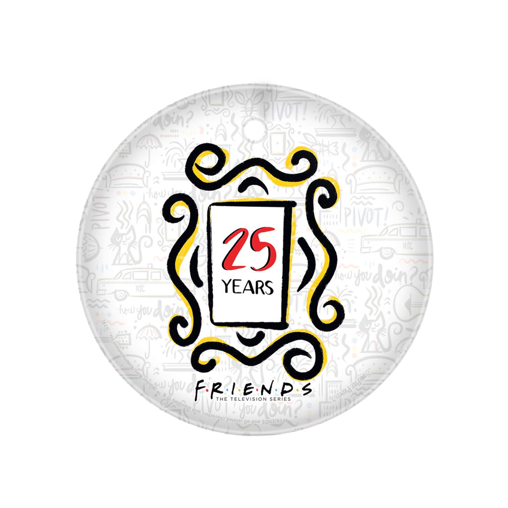Friends: The TV Series (25 Years) StarFire Prints™ Glass Art SPCIR1041